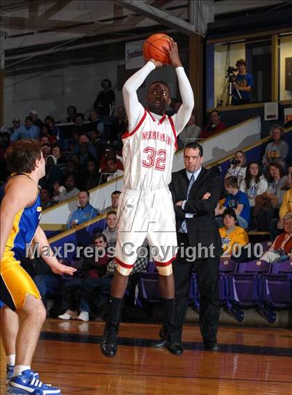 Thumbnail 1 in Meridian vs. Trico (IHSA Class 1A Sectional Semifinal) photogallery.