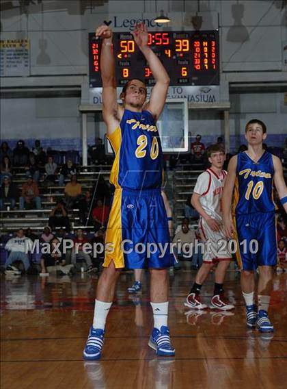Thumbnail 1 in Meridian vs. Trico (IHSA Class 1A Sectional Semifinal) photogallery.