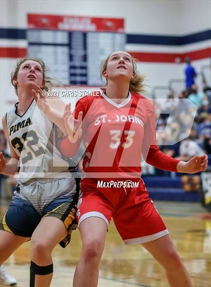 Thumbnail 2 in St. Johns @ Pima (AIA 2A Semifinal) photogallery.