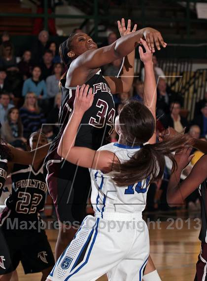 Thumbnail 3 in Fulton vs Christian Academy of Knoxville (TSSAA Regional Semifinal) photogallery.