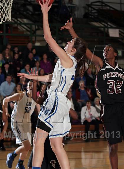Thumbnail 1 in Fulton vs Christian Academy of Knoxville (TSSAA Regional Semifinal) photogallery.