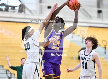 Thumbnail 3 in South Shore vs. DePaul Catholic (Metro Classic) photogallery.
