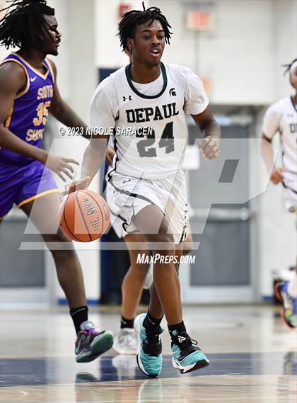 Thumbnail 3 in South Shore vs. DePaul Catholic (Metro Classic) photogallery.