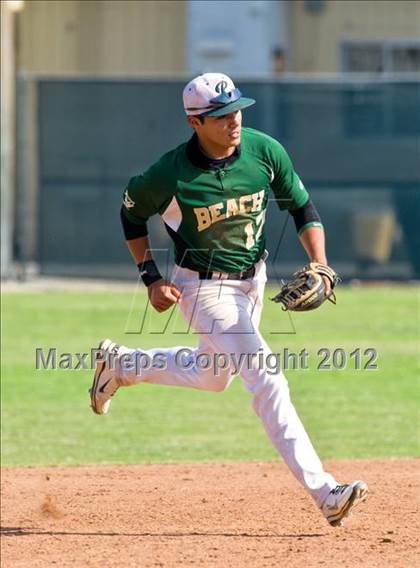 Thumbnail 3 in Huntington Beach @ Long Beach Poly (CIF SS D1 Playoffs) photogallery.