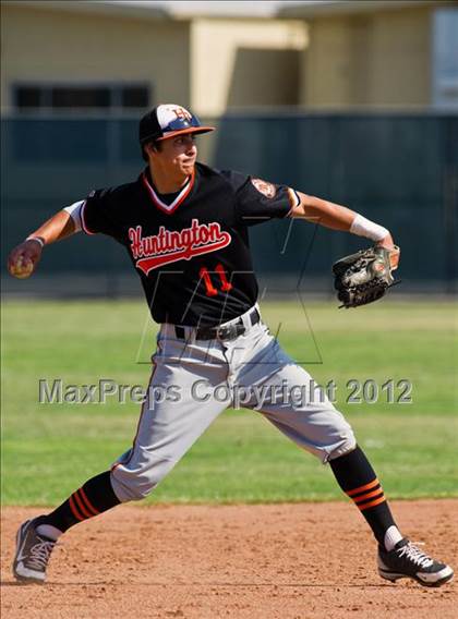 Thumbnail 3 in Huntington Beach @ Long Beach Poly (CIF SS D1 Playoffs) photogallery.
