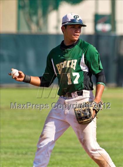 Thumbnail 2 in Huntington Beach @ Long Beach Poly (CIF SS D1 Playoffs) photogallery.