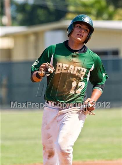 Thumbnail 3 in Huntington Beach @ Long Beach Poly (CIF SS D1 Playoffs) photogallery.