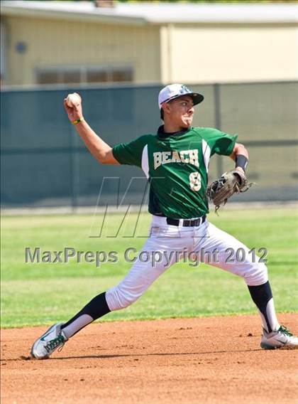 Thumbnail 2 in Huntington Beach @ Long Beach Poly (CIF SS D1 Playoffs) photogallery.