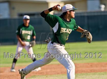 Thumbnail 3 in Huntington Beach @ Long Beach Poly (CIF SS D1 Playoffs) photogallery.