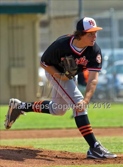 Thumbnail 3 in Huntington Beach @ Long Beach Poly (CIF SS D1 Playoffs) photogallery.
