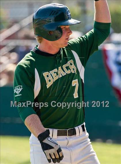 Thumbnail 3 in Huntington Beach @ Long Beach Poly (CIF SS D1 Playoffs) photogallery.