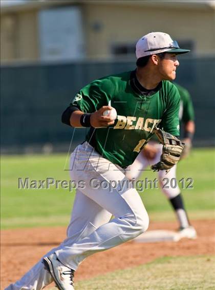 Thumbnail 2 in Huntington Beach @ Long Beach Poly (CIF SS D1 Playoffs) photogallery.