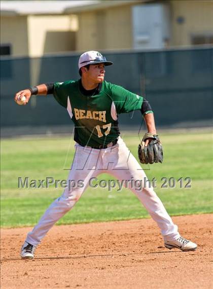 Thumbnail 2 in Huntington Beach @ Long Beach Poly (CIF SS D1 Playoffs) photogallery.
