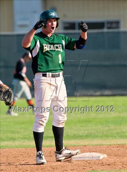 Thumbnail 3 in Huntington Beach @ Long Beach Poly (CIF SS D1 Playoffs) photogallery.