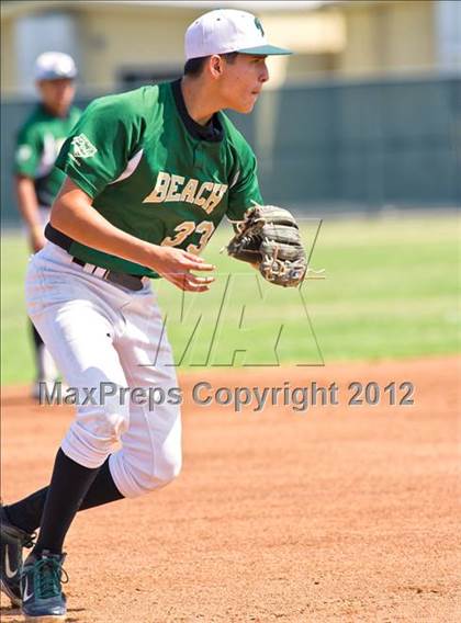 Thumbnail 1 in Huntington Beach @ Long Beach Poly (CIF SS D1 Playoffs) photogallery.
