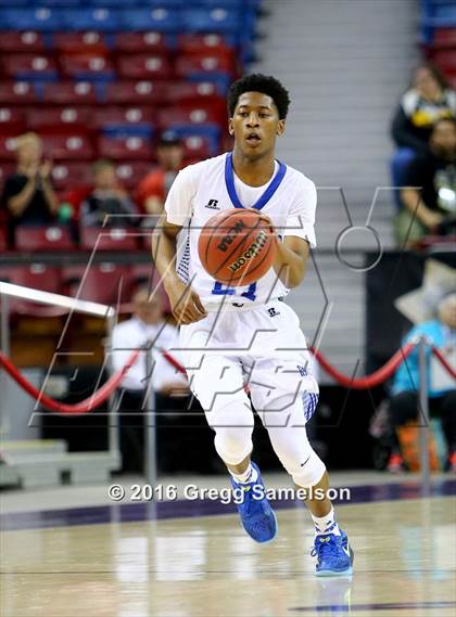 Thumbnail 3 in Mariposa County vs Brookside Christian (CIF SJS D5 Final) photogallery.
