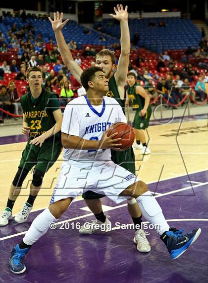 Thumbnail 3 in Mariposa County vs Brookside Christian (CIF SJS D5 Final) photogallery.