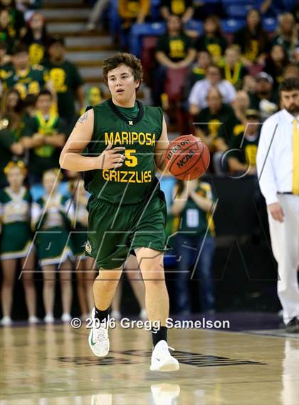 Thumbnail 2 in Mariposa County vs Brookside Christian (CIF SJS D5 Final) photogallery.
