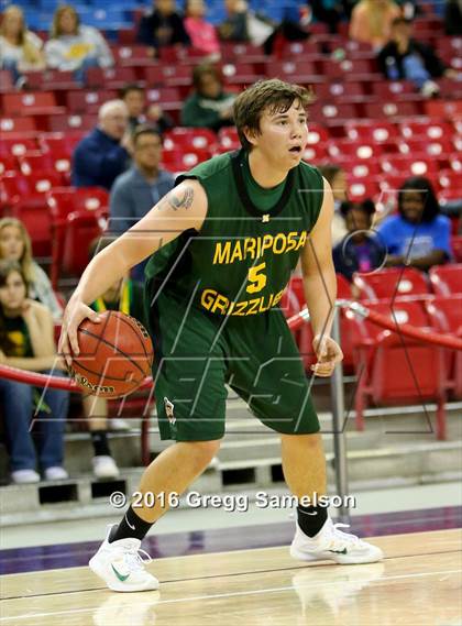Thumbnail 1 in Mariposa County vs Brookside Christian (CIF SJS D5 Final) photogallery.