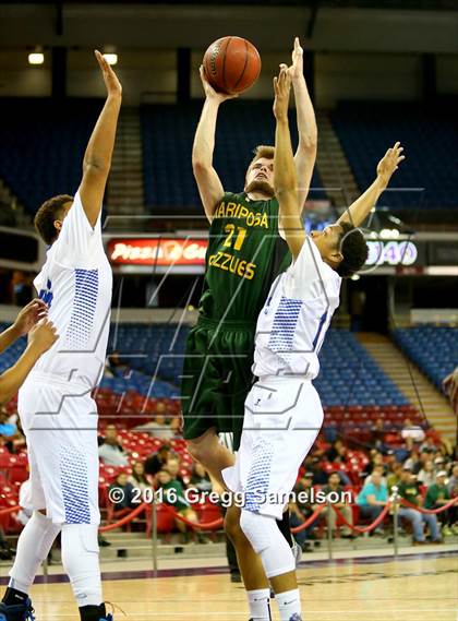 Thumbnail 3 in Mariposa County vs Brookside Christian (CIF SJS D5 Final) photogallery.