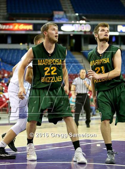 Thumbnail 1 in Mariposa County vs Brookside Christian (CIF SJS D5 Final) photogallery.