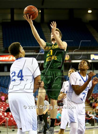 Thumbnail 3 in Mariposa County vs Brookside Christian (CIF SJS D5 Final) photogallery.