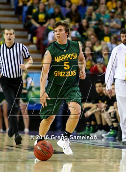 Thumbnail 2 in Mariposa County vs Brookside Christian (CIF SJS D5 Final) photogallery.