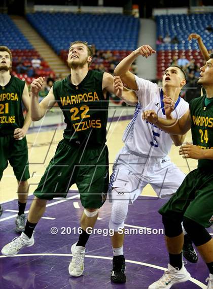 Thumbnail 2 in Mariposa County vs Brookside Christian (CIF SJS D5 Final) photogallery.