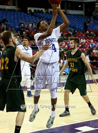 Thumbnail 3 in Mariposa County vs Brookside Christian (CIF SJS D5 Final) photogallery.