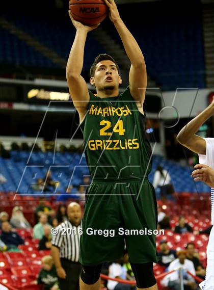 Thumbnail 1 in Mariposa County vs Brookside Christian (CIF SJS D5 Final) photogallery.
