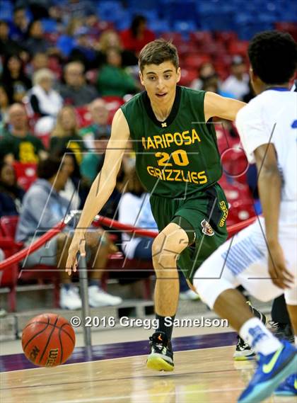 Thumbnail 3 in Mariposa County vs Brookside Christian (CIF SJS D5 Final) photogallery.