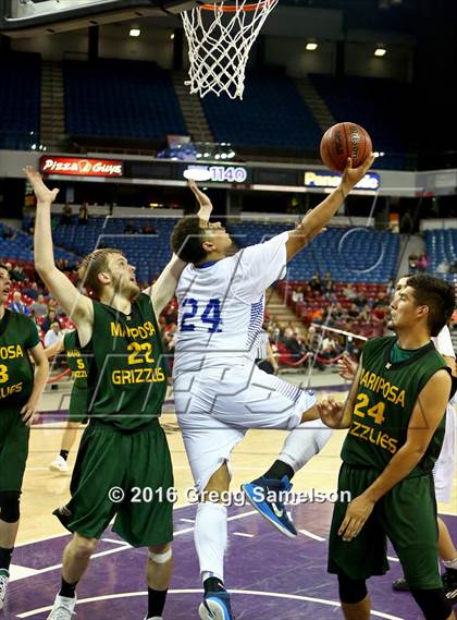 Thumbnail 1 in Mariposa County vs Brookside Christian (CIF SJS D5 Final) photogallery.