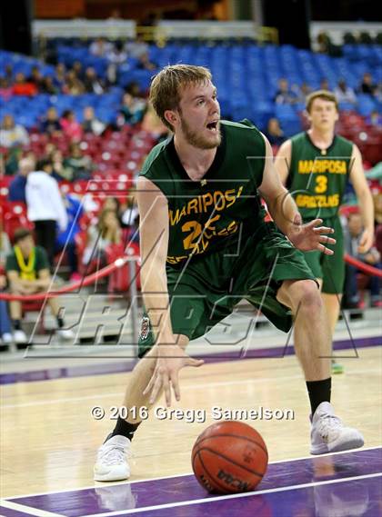 Thumbnail 1 in Mariposa County vs Brookside Christian (CIF SJS D5 Final) photogallery.