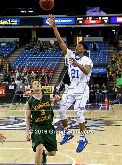 Thumbnail 1 in Mariposa County vs Brookside Christian (CIF SJS D5 Final) photogallery.