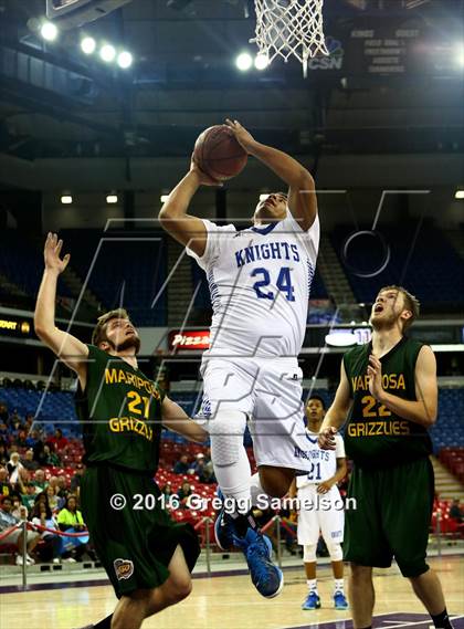 Thumbnail 3 in Mariposa County vs Brookside Christian (CIF SJS D5 Final) photogallery.