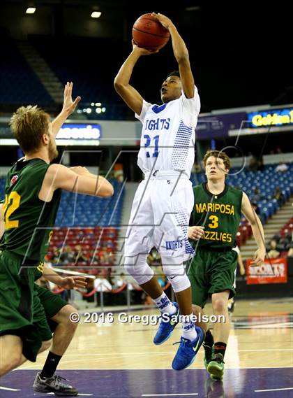 Thumbnail 3 in Mariposa County vs Brookside Christian (CIF SJS D5 Final) photogallery.