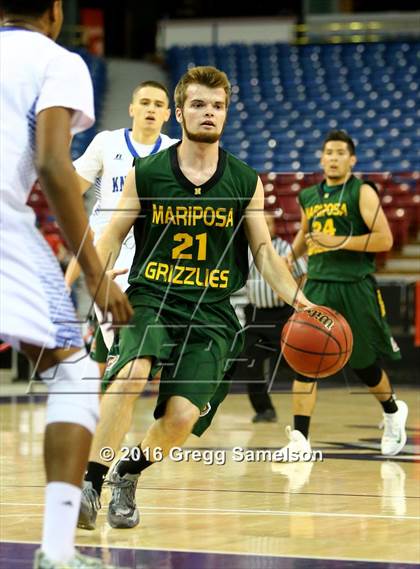 Thumbnail 1 in Mariposa County vs Brookside Christian (CIF SJS D5 Final) photogallery.