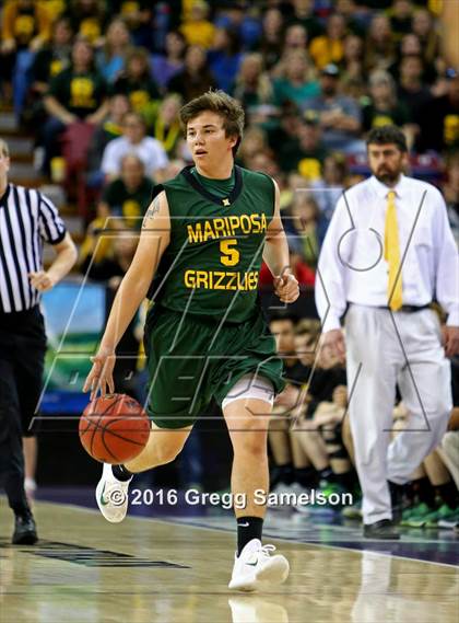 Thumbnail 3 in Mariposa County vs Brookside Christian (CIF SJS D5 Final) photogallery.