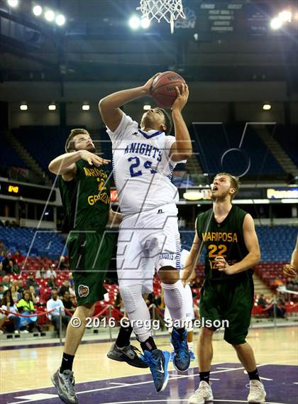 Thumbnail 2 in Mariposa County vs Brookside Christian (CIF SJS D5 Final) photogallery.