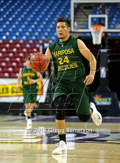 Thumbnail 1 in Mariposa County vs Brookside Christian (CIF SJS D5 Final) photogallery.