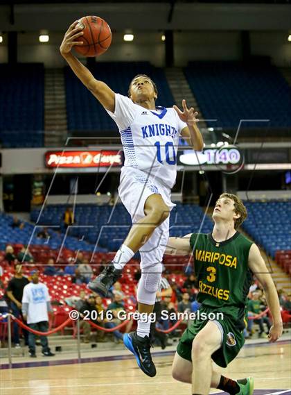 Thumbnail 2 in Mariposa County vs Brookside Christian (CIF SJS D5 Final) photogallery.