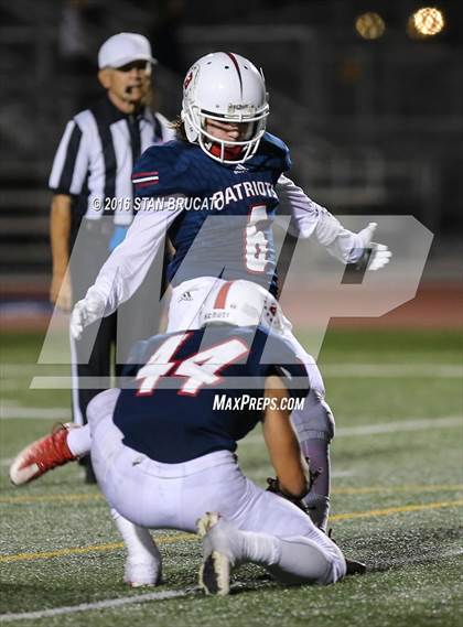 Thumbnail 2 in Northwood Timberwolves @ Beckman Patriots photogallery.