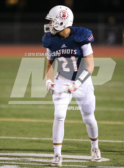 Thumbnail 3 in Northwood Timberwolves @ Beckman Patriots photogallery.