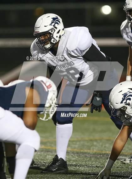 Thumbnail 1 in Northwood Timberwolves @ Beckman Patriots photogallery.
