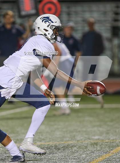 Thumbnail 2 in Northwood Timberwolves @ Beckman Patriots photogallery.