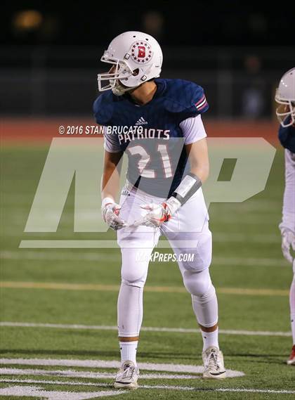 Thumbnail 1 in Northwood Timberwolves @ Beckman Patriots photogallery.