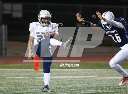 Thumbnail 3 in Northwood Timberwolves @ Beckman Patriots photogallery.
