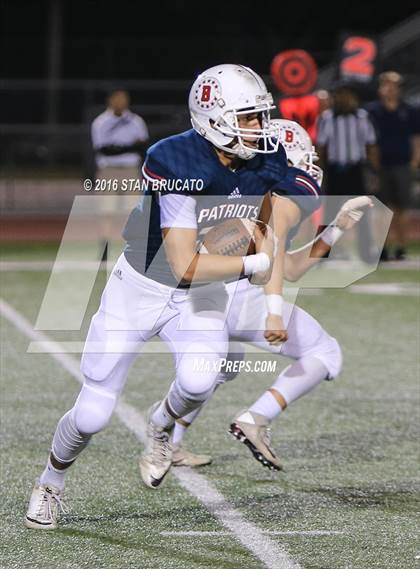 Thumbnail 3 in Northwood Timberwolves @ Beckman Patriots photogallery.