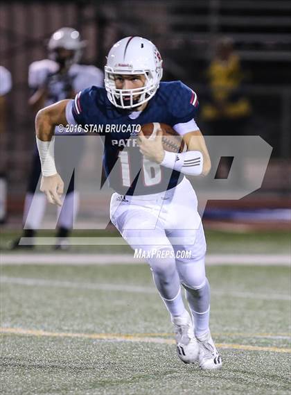 Thumbnail 2 in Northwood Timberwolves @ Beckman Patriots photogallery.