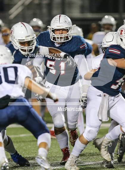 Thumbnail 3 in Northwood Timberwolves @ Beckman Patriots photogallery.